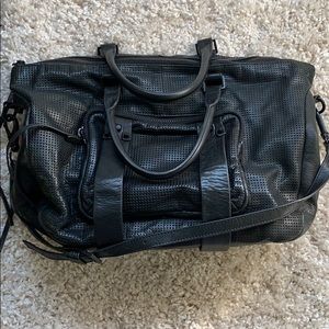 Hobo Black leather bag